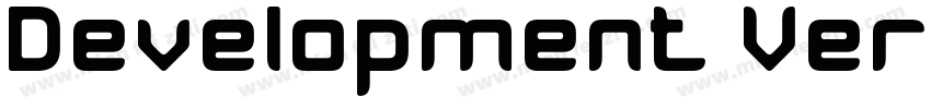 Development Version字体转换